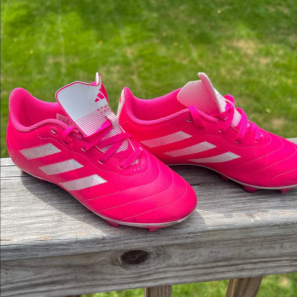 Adidas Kids Bright Pink Sneakers
